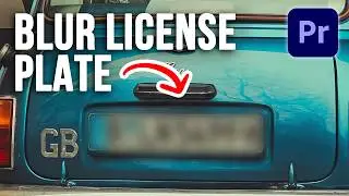 This Premiere Pro Trick Blurs Moving License Plates FAST!