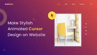 How To Make Cursor Animation On Website Using HTML CSS & JS | Mouse Move Animation