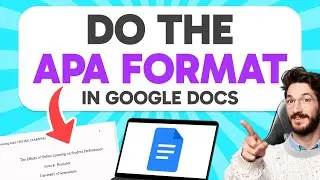 How to DO APA Format on Google Docs (Step by Step)