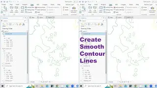 How to Create Smooth Contour Lines using ArcGIS pro