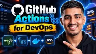 GitHub Actions for DevOps | Complete CI/CD of Node.js App with Docker on AWS