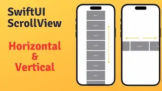 How to use SwiftUI ScrollView for vertical and horizontal scrolling