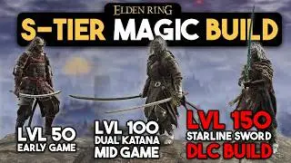 Elden Ring Moonveil Samurai Build Guide - OP All Game DLC Magic Build