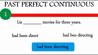 English Quiz Past Perfect Continuous | 20 sentences Grammar English Quiz ​Past Perfect Continuous