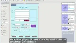Use of Radio Button in Cellica Database forms