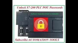 Unlock S7-200 POU Password Protection.