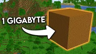 The Insane Size of Modern Data, Visualized in Minecraft