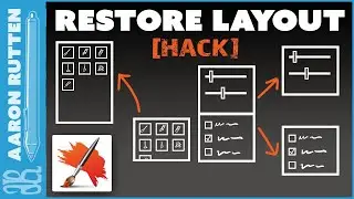Restore Palette Locations After Factory Reset - Corel Painter Tutorial