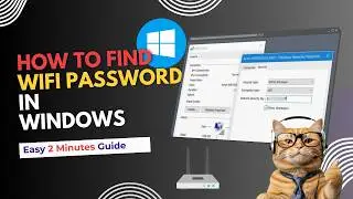 How to Find WiFi Password in Windows 10/ 11 |  Using Network Settings and CMD