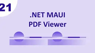 MAUI - Syncfusion : PDFViewer Control