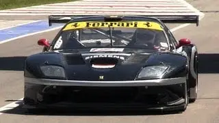 Ferrari 575 GT1 Sound - Warm Up & In Action On Track