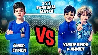 ÖMER EYMEN ÇOK KOLAY DİYEREK MAÇA BAŞLIYOR, YUSUF EMRE VE AHMET İLE KARŞI KARŞIYA GELİYOR! | SOCCER