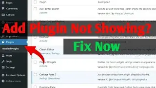 How to Fix Add New Plugin Menu and add new theme menu not Showing in WordPress 2023