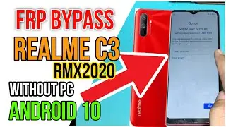 Realme C3 (RMX2020) frp bypass without PC tested android 10