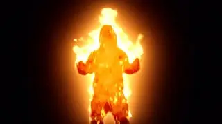Black Screen Human Torch video effects