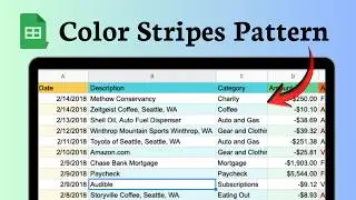 How to alternate colors in Google Sheets (Row Highlight)