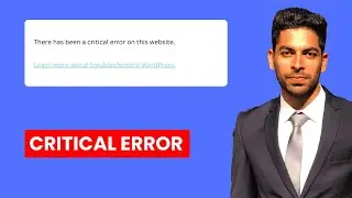 There has Been a Critical Error on This Website | Wordpress White Screen of Death