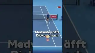Medvedev äfft Djokovic nach - Skurrile Szenen! 👀🚨
