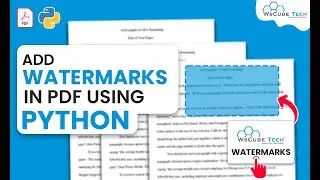 How to Add Watermarks/Overlays on PDF Using Python Codes 🐍