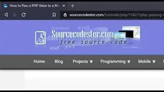 How to Pass a PHP Value to a Modal using jQuery Tutorial Demo