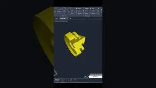 Revolve Command in AutoCAD 3D 