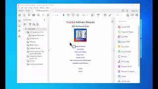 How to Create and Print a PDF Index From a PDF