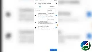 How to delete google chrome history in Phone