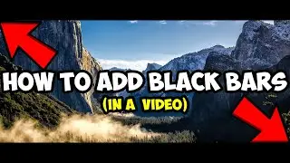 How to Add Cinematic Black Bars (Adobe Premiere Pro, EASIEST WAY)