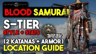 The BEST OP SAMURAI ARMOR! - Crimson Desert (Early/Mid Game Blood Samurai Armor Guide)