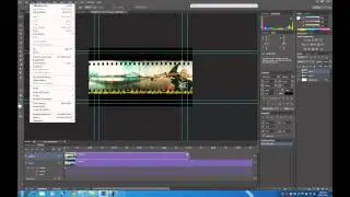 Panning a Panoramic Image in Photoshop