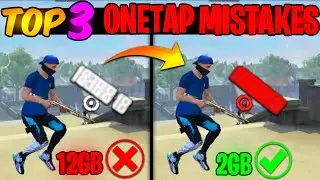 TOP 3 ONE TAP HEADSHOT MISTAKES | ONE TAP HEADSHOT TRICK | कोई नहीं बताएगा | MR ATUL YT
