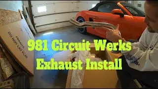 Circuit Werks Exhaust Install 981 Boxster Cayman Base 2 7L