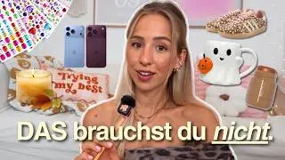 Let me deinfluence you - diese Produkte brauchst du diesen Herbst nicht 🍁❌