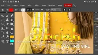 How To Make Stylish Glass Font In Photopea Mobile Editing