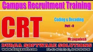 Campus Recruitment Training (CRT) ||  Coding & Decoding Part - 3