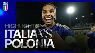 Highlights: Italia-Polonia 6-2 | Under 21 | Qualificazioni U21 Euro 2027