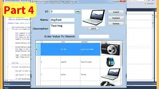 VB.Net - How To Insert Update Delete Search Display Images From SQL SERVER Database +Code Part 4/7