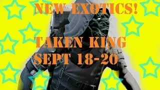 The Taken King - Destiny - Xur Location - Sept 18-20 - New Exotics and Three of Coins!