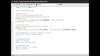 Create Properties with Constraints