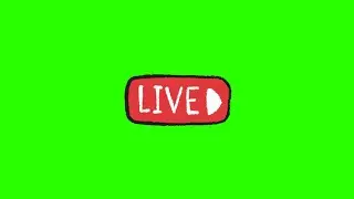 Live Button Green Screen Video
