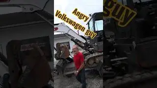 Angry Excavator Guy - Origin Story 😂 #shorts