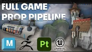 Full Static Prop Creation Pipeline for Game Engines