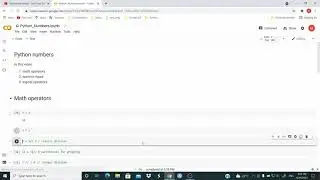Python: Numbers and logical operators | Google Colab || 02