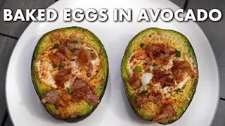 Baked Eggs in Avocado Recipe