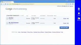Google Chrome Extensions: Publishing