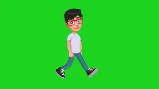 Walking man animation green screen HD | AR GREEN GREEN WORLD