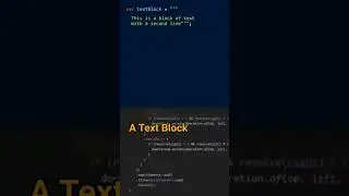 What is a text block? - Cracking the Java Coding Interview