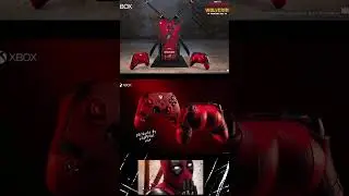 XBox Series X Console & 2 Cheeky Controllers designed by DeadPool - Parte 4 #shorts