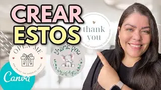 Como Crear Stickers En Canva | Tutorial Canva | Productos Digitales Para Vender