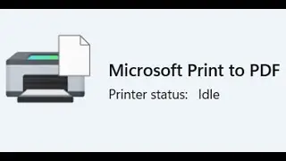 Fix Microsoft Print to PDF Not Available As Printer Option On Windows 11